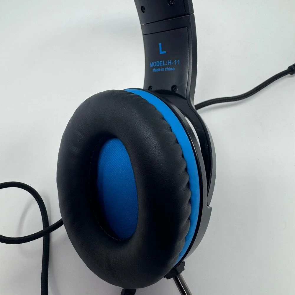 MASACEGON H-10 GAMING HEADSET BLACK & BLUE‎ Microphone